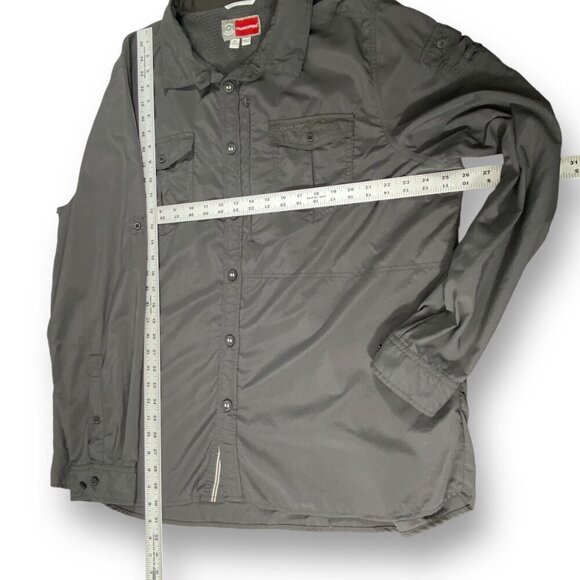 Craghoppers Shirt Mens XXL Grey Nosilife Insect Shield Vented Light Hiking Outdo - Picture 9 of 14